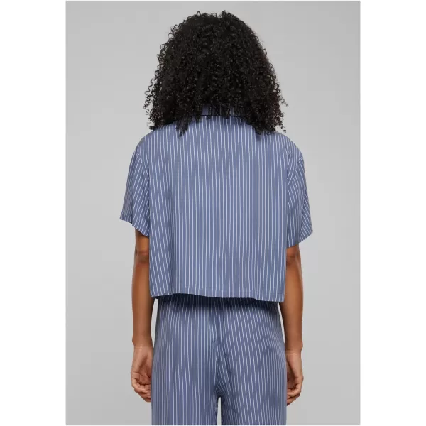  Hemd URBAN CLASSICS TB4365 VINTAGE BLUE PIN STRIPE 