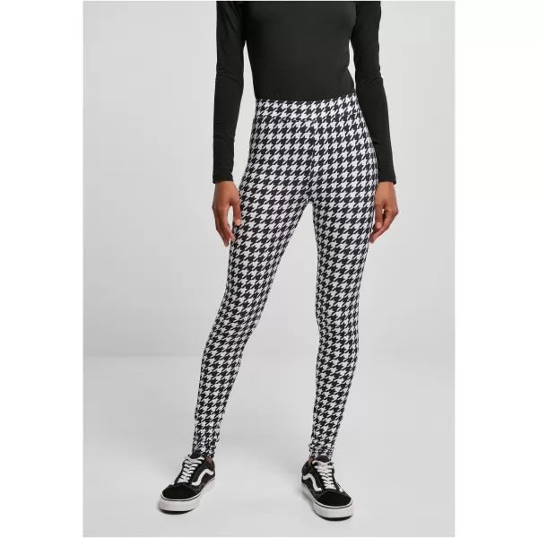  Gamaschen URBAN CLASSICS TB4771 BLACK HOUNDSTOOTH 