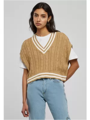Damenpullover URBAN CLASSICS TB5090 UNION BEIGE