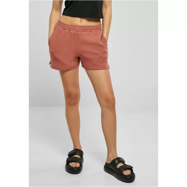  Damenshorts URBAN CLASSICS TB5998 TERRAKOTTA 