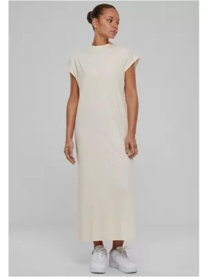 Kleid URBAN CLASSICS TB6027 WEIß/SAND