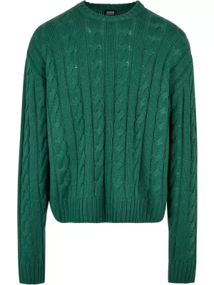 Herrenpullover URBAN CLASSICS TB5512 GRÜN