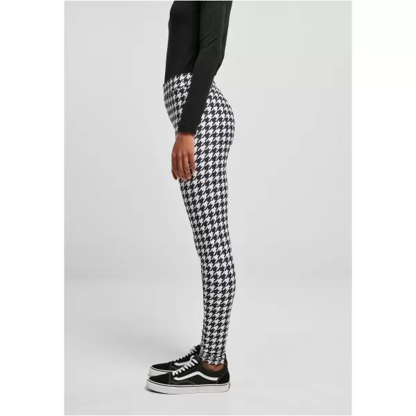  Gamaschen URBAN CLASSICS TB4771 BLACK HOUNDSTOOTH 