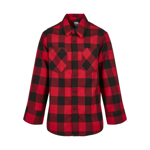  Hemd URBAN CLASSICS UCK297 SCHWARZ/ROT 
