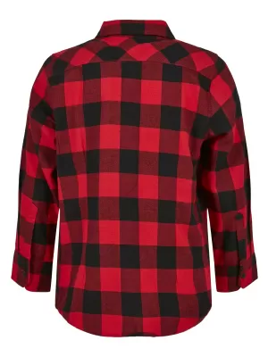 Hemd URBAN CLASSICS UCK297 SCHWARZ/ROT