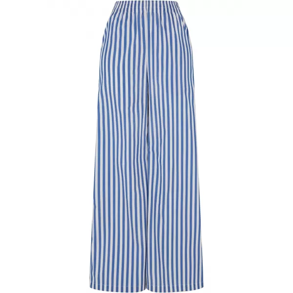  Damenhosen URBAN CLASSICS TB6844 WEIß/BLAU 