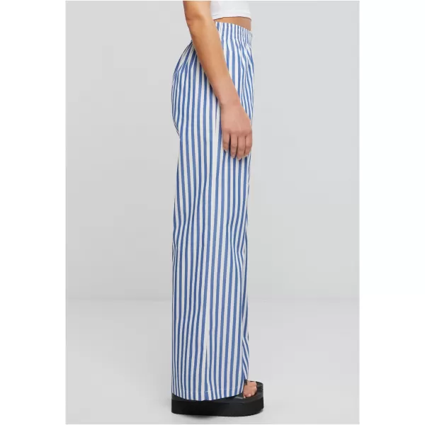  Damenhosen URBAN CLASSICS TB6844 WEIß/BLAU 