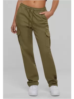 Damenhosen URBAN CLASSICS TB6158 TINI OLIVE