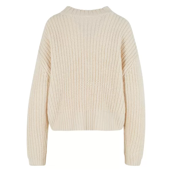  Damenpullover URBAN CLASSICS TB7093 WEIß/SAND 