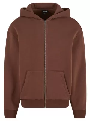 Herren-Sweatshirt URBAN CLASSICS TB7284 SCHOKOLADENBRAUN