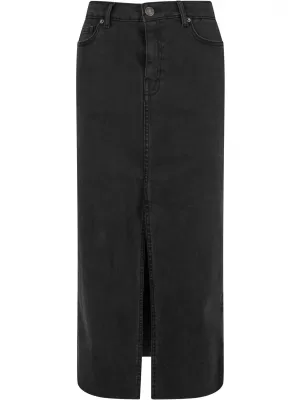 Damenrock URBAN CLASSICS TB7092 SCHWARZ GEWASCHEN