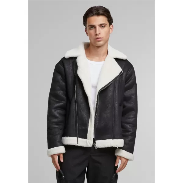  Jacke URBAN CLASSICS TB7048 SCHWARZ/WEIßER SAND 