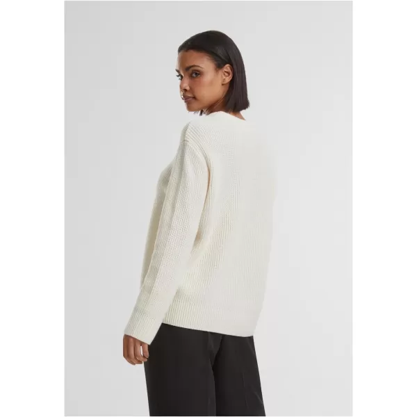  Damenpullover URBAN CLASSICS TB7116 WEIß/SAND 