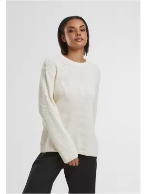 Damenpullover URBAN CLASSICS TB7116 WEIß/SAND
