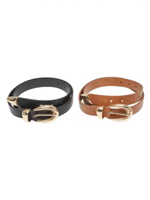 Frauengürtel URBAN CLASSICS TB7211A SCHWARZ/GOLD/BRAUN/GOLD