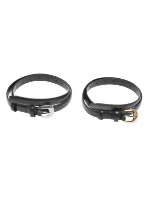 Frauengürtel URBAN CLASSICS TB7208A SCHWARZ/SILBER/SCHWARZ/GOLD