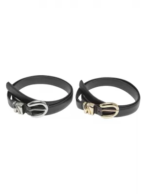 Frauengürtel URBAN CLASSICS TB7213A SCHWARZ/GOLD/SCHWARZ/SILBER