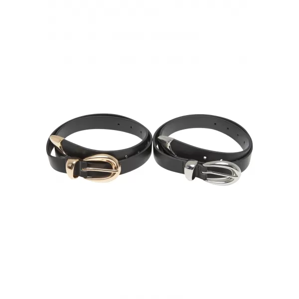  Frauengürtel URBAN CLASSICS TB7211A SCHWARZ/GOLD/SCHWARZ/SILBER 