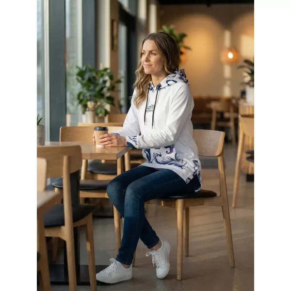  Funktionaler Sweatshirt -Prämie von Frauen ALTISPORT VOJ/ALW065MI03 WEIß/LILA 
