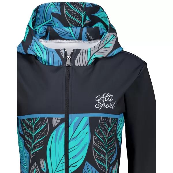  Frauen -Sweatshirt bei Reißverschlussprämie ALTISPORT VOJ/ALW061MI02 BLAU 