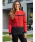 Frauen -Sweatshirt bei Reißverschlussprämie ALTISPORT VOJ/ALW023MI02 ROT