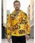 Herren -Sweatshirt auf Reißverschlussprämie ALTISPORT VOJ/ALM054MI02 BERNSTEIN