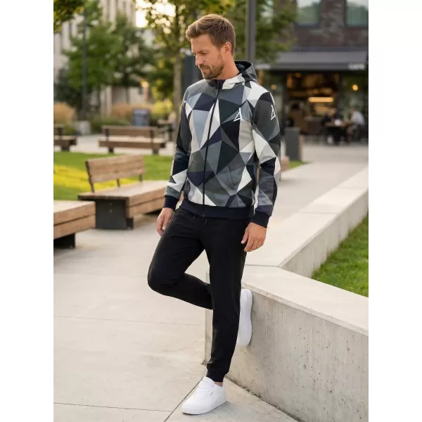  Herren -Sweatshirt auf Reißverschlussprämie ALTISPORT VOJ/ALM007MI02 GRAU 