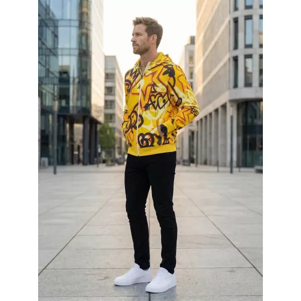  Herren -Sweatshirt auf Reißverschlussprämie ALTISPORT VOJ/ALM054MI02 BERNSTEIN 