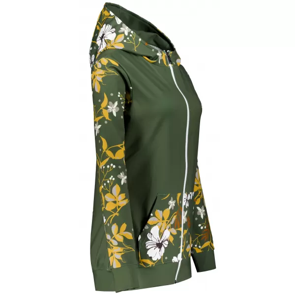  Frauen -Sweatshirt bei Reißverschlussprämie ALTISPORT VOJ/ALW063MI02 KHAKI 