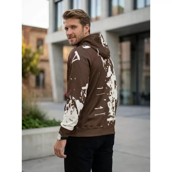  Herren -Sweatshirt auf Reißverschlussprämie ALTISPORT VOJ/ALM057MI02 BRAUN 