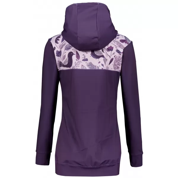 Frauen -Sweatshirt bei Reißverschlussprämie ALTISPORT VOJ/ALW062MI02 LILA 