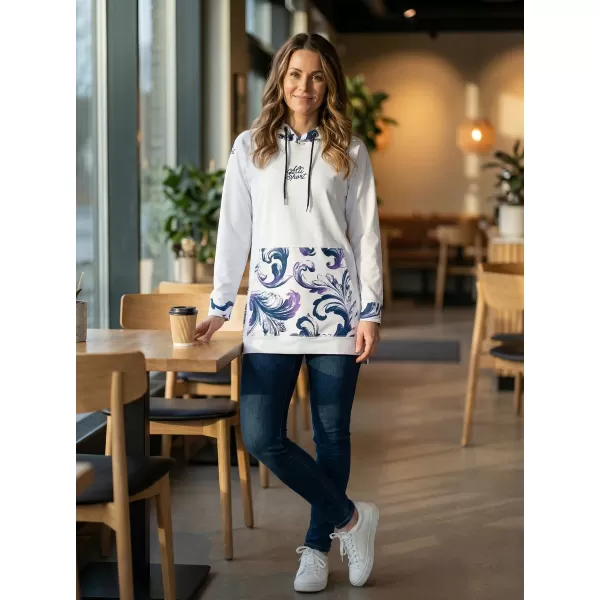  Funktionaler Sweatshirt -Prämie von Frauen ALTISPORT VOJ/ALW065MI03 WEIß/LILA 