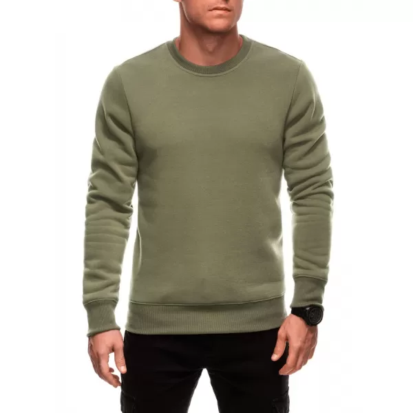  Herren -Sweatshirt EDOTI EM-SSBN-0100 DUNKLER OLIVENGRÜN 