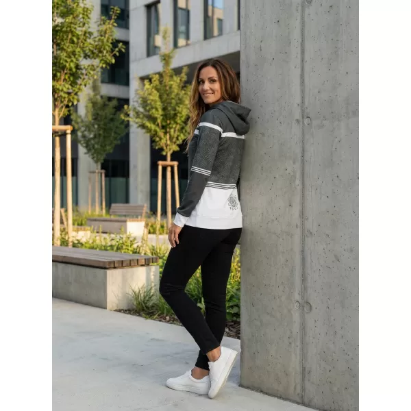  Frauen -Sweatshirt bei Reißverschlussprämie ALTISPORT VOJ/ALW023MI02 GRAU 