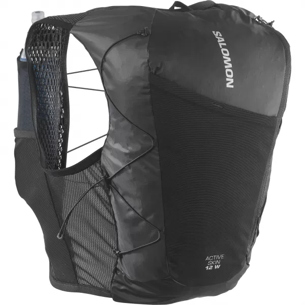  Damenrucksack SALOMON ACTIVE SKIN 12 WOMEN SET LC2178600 SCHWARZ/METALL 