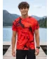 Männer funktionaler T -Shirt Premium ALTISPORT VOJ/ALM071TR01 ROT
