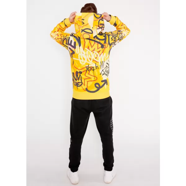  Herren -Sweatshirt auf Reißverschlussprämie ALTISPORT VOJ/ALM054MI02 BERNSTEIN 