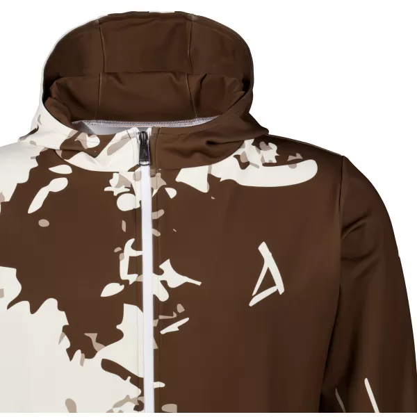  Herren -Sweatshirt auf Reißverschlussprämie ALTISPORT VOJ/ALM057MI02 BRAUN 