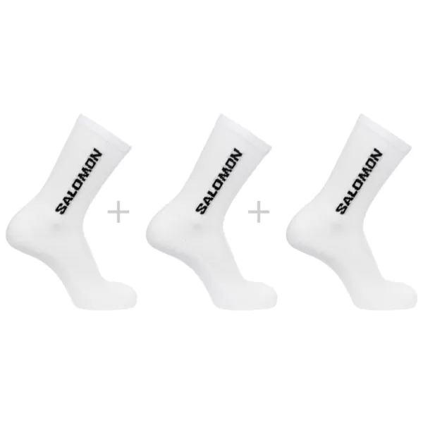  Socken SALOMON EVERYDAY CREW 3-PACK LC2086000 WEIß/WEIß/WEIß 