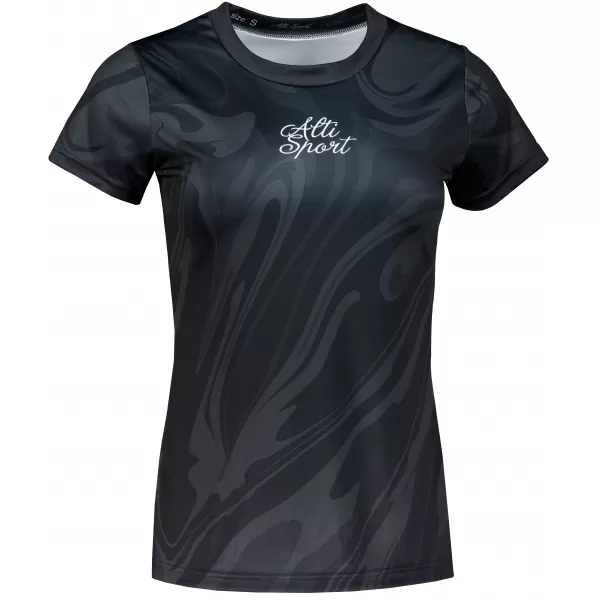  Frauenfunktional T -Shirt Premium ALTISPORT VOJ/ALW072TR01 SCHWARZ 