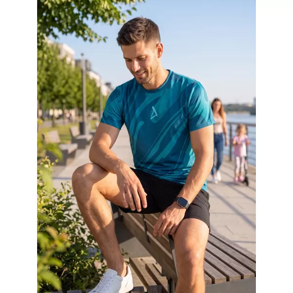  Männer funktionaler T -Shirt Premium ALTISPORT VOJ/ALM072TR01 KEROSIN 