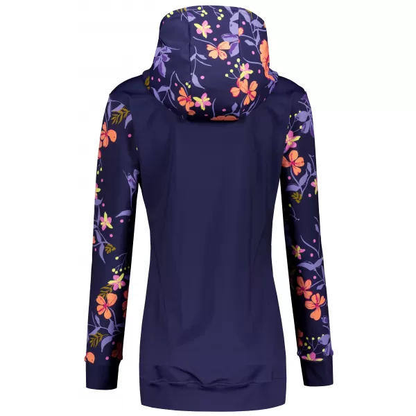  Frauen -Sweatshirt bei Reißverschlussprämie ALTISPORT VOJ/ALW063MI02 DUNKELVIOLETT 