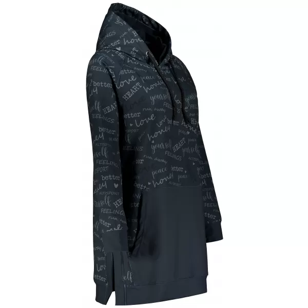  Funktionaler Sweatshirt -Prämie von Frauen ALTISPORT VOJ/ALW067MI03 SCHWARZ 