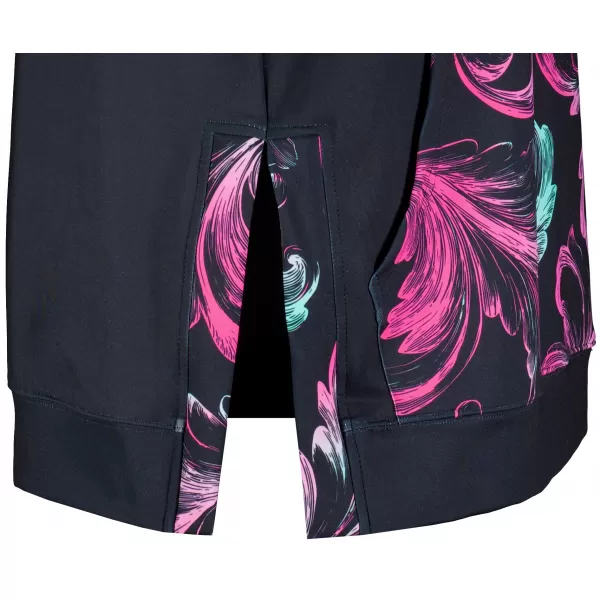  Funktionaler Sweatshirt -Prämie von Frauen ALTISPORT VOJ/ALW065MI03 SCHWARZ -PINK 