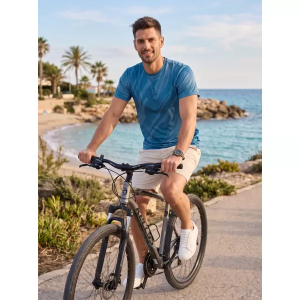 Männer funktionaler T -Shirt Premium ALTISPORT VOJ/ALM072TR01 MITTERNACHT BLAU 