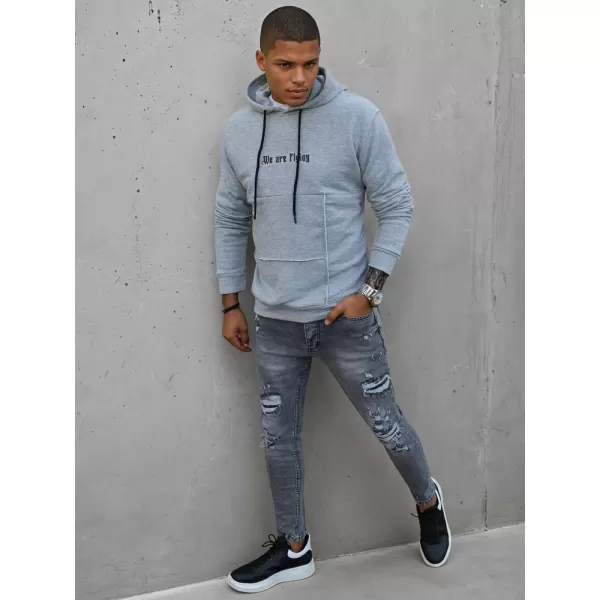  Herren -Sweatshirt DSTREET BX5475 HELLGRAU 