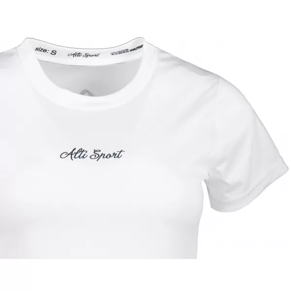  Frauenfunktional T -Shirt Premium ALTISPORT VOJ/ALW075TR01 WEIß 