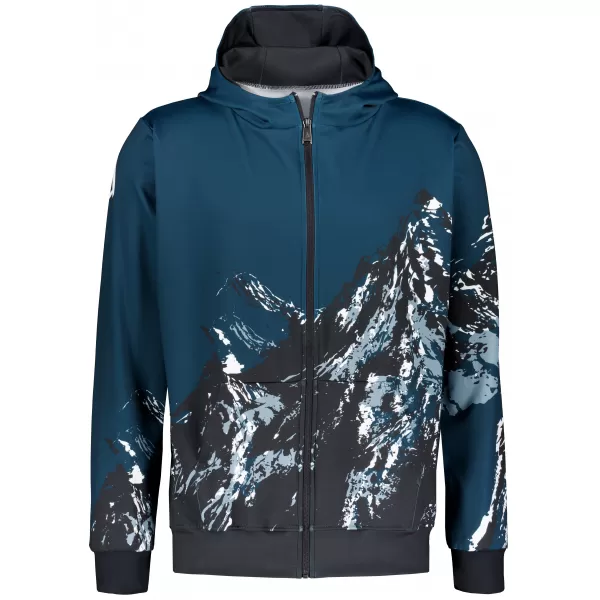  Herren -Sweatshirt auf Reißverschlussprämie ALTISPORT VOJ/ALM059MI02 MARINE 