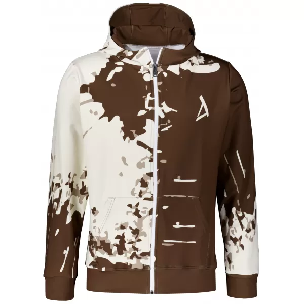  Herren -Sweatshirt auf Reißverschlussprämie ALTISPORT VOJ/ALM057MI02 BRAUN 