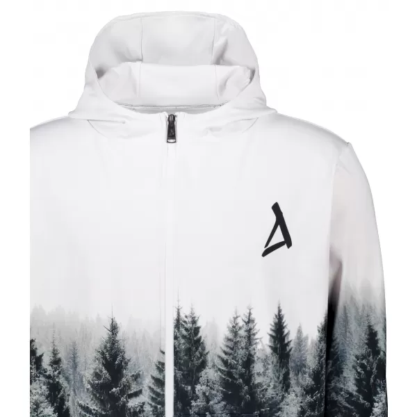  Herren -Sweatshirt auf Reißverschlussprämie ALTISPORT VOJ/ALM058MI02 WEIß -GRAY 